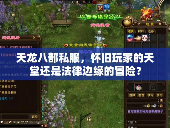 天龙八部私服，怀旧玩家的天堂还是法律边缘的冒险？