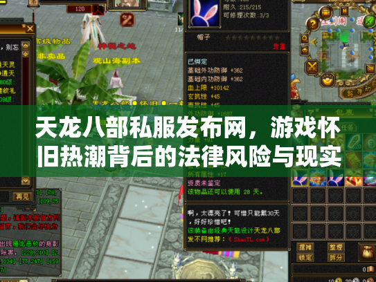 天龙八部私服发布网，游戏怀旧热潮背后的法律风险与现实考量
