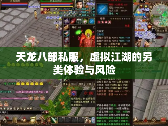 天龙八部私服，虚拟江湖的另类体验与风险