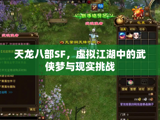 天龙八部SF，虚拟江湖中的武侠梦与现实挑战