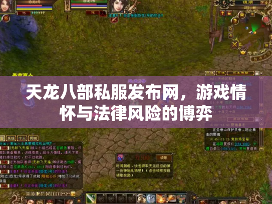 天龙八部私服发布网，游戏情怀与法律风险的博弈