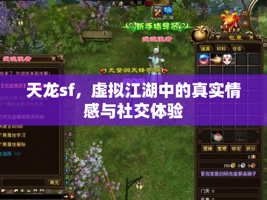天龙sf，虚拟江湖中的真实情感与社交体验