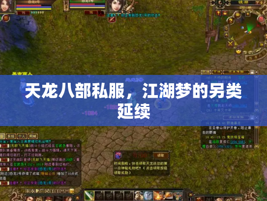 天龙八部私服，江湖梦的另类延续