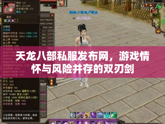 天龙八部私服发布网，游戏情怀与风险并存的双刃剑