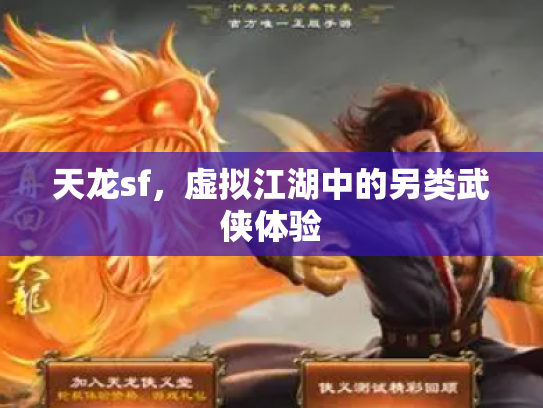 天龙sf，虚拟江湖中的另类武侠体验