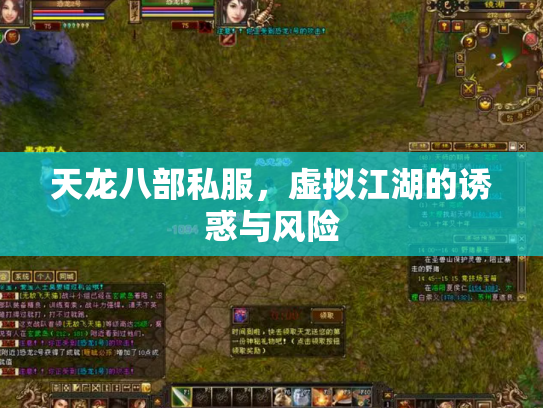 天龙八部私服，虚拟江湖的诱惑与风险