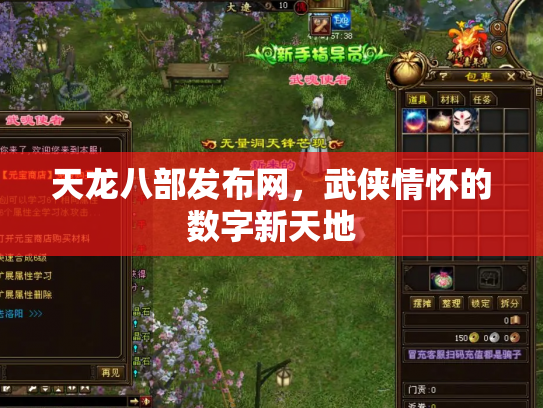 天龙八部发布网，武侠情怀的数字新天地