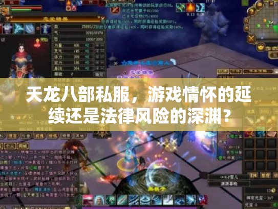 天龙八部私服，游戏情怀的延续还是法律风险的深渊？