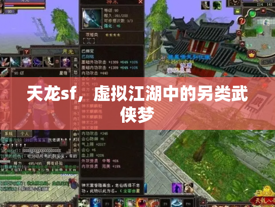 天龙sf，虚拟江湖中的另类武侠梦