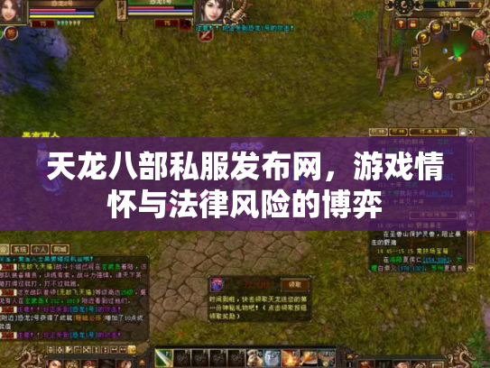 天龙八部私服发布网，游戏情怀与法律风险的博弈
