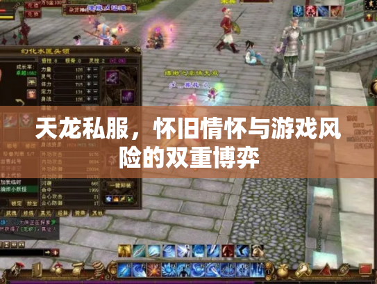 天龙私服，怀旧情怀与游戏风险的双重博弈