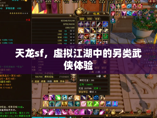 天龙sf，虚拟江湖中的另类武侠体验