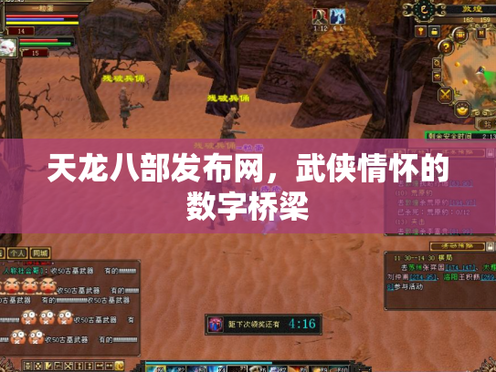 天龙八部发布网，武侠情怀的数字桥梁