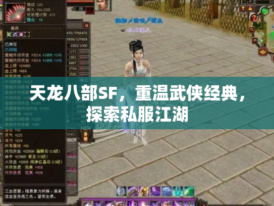 天龙八部SF，重温武侠经典，探索私服江湖