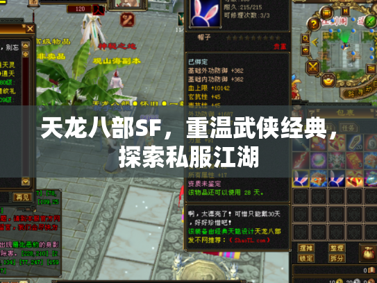 天龙八部SF，重温武侠经典，探索私服江湖