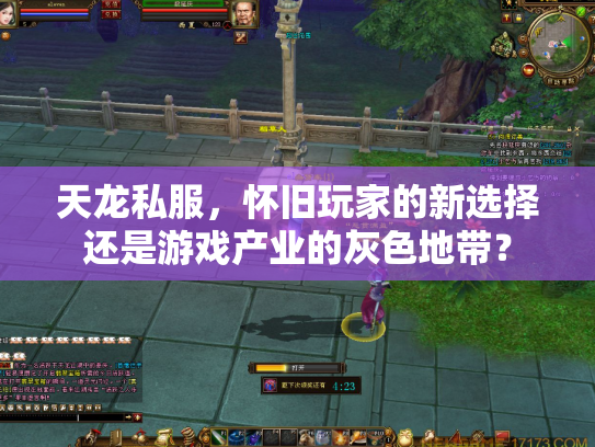 天龙私服，怀旧玩家的新选择还是游戏产业的灰色地带？