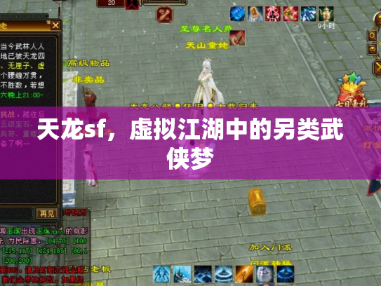 天龙sf，虚拟江湖中的另类武侠梦