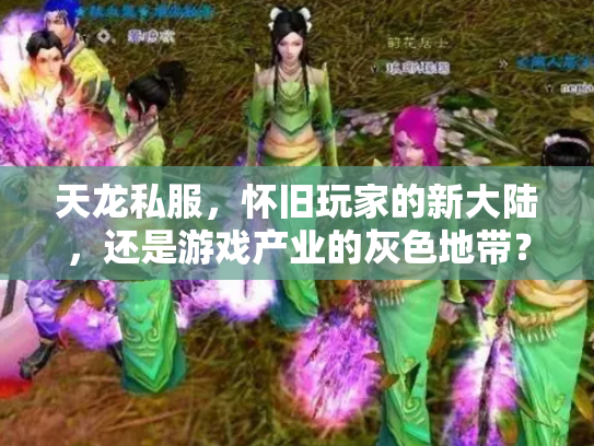天龙私服，怀旧玩家的新大陆，还是游戏产业的灰色地带？