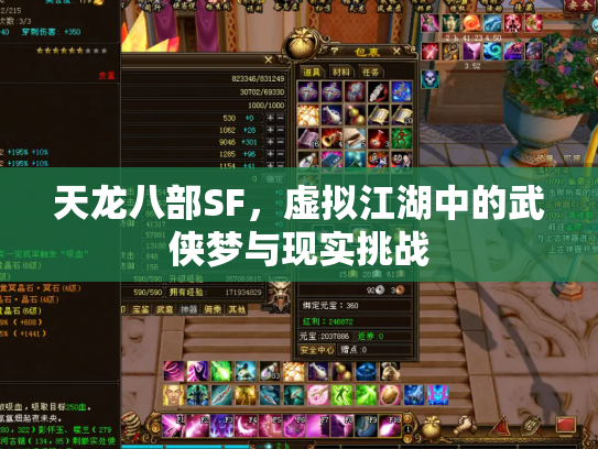 天龙八部SF，虚拟江湖中的武侠梦与现实挑战