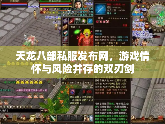 天龙八部私服发布网，游戏情怀与风险并存的双刃剑