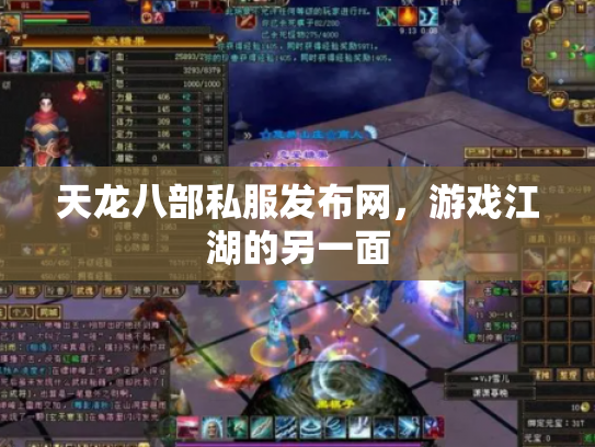 天龙八部私服发布网，游戏江湖的另一面