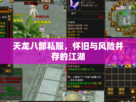 天龙八部私服，怀旧与风险并存的江湖
