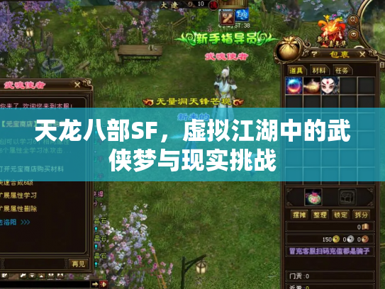 天龙八部SF，虚拟江湖中的武侠梦与现实挑战
