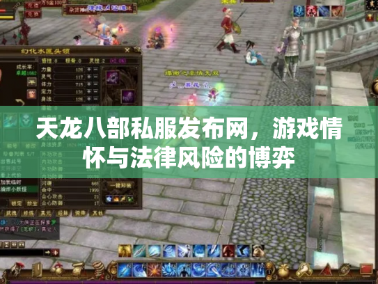 天龙八部私服发布网，游戏情怀与法律风险的博弈