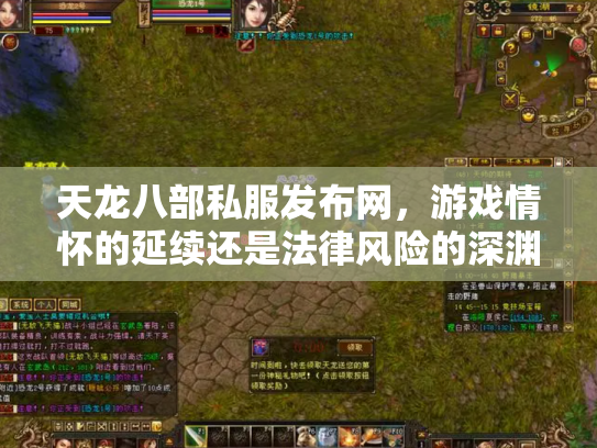 天龙八部私服发布网，游戏情怀的延续还是法律风险的深渊？