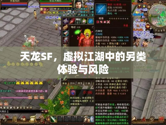 天龙SF，虚拟江湖中的另类体验与风险