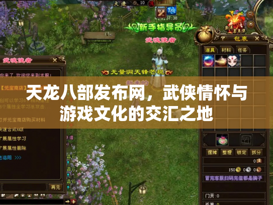 天龙八部发布网，武侠情怀与游戏文化的交汇之地