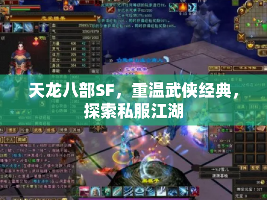 天龙八部SF，重温武侠经典，探索私服江湖