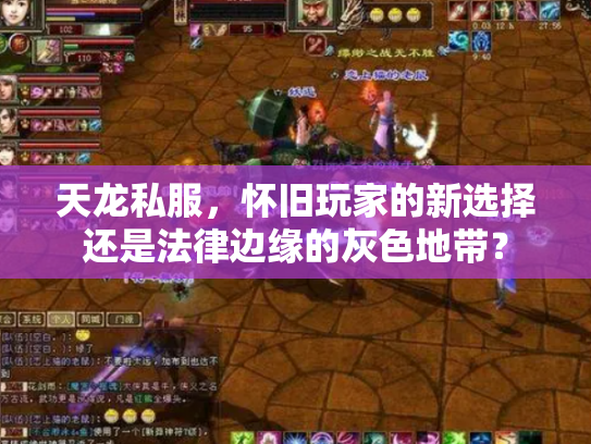 天龙私服，怀旧玩家的新选择还是法律边缘的灰色地带？
