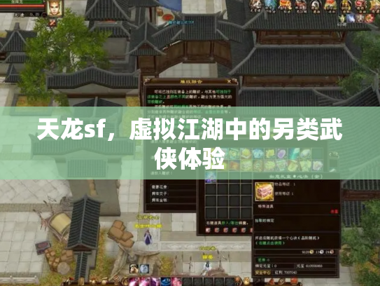 天龙sf，虚拟江湖中的另类武侠体验