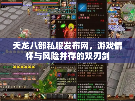 天龙八部私服发布网，游戏情怀与风险并存的双刃剑