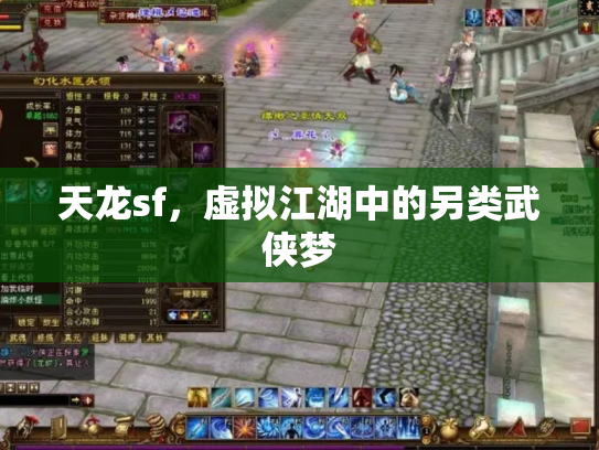 天龙sf，虚拟江湖中的另类武侠梦