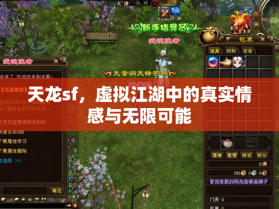 天龙sf，虚拟江湖中的真实情感与无限可能