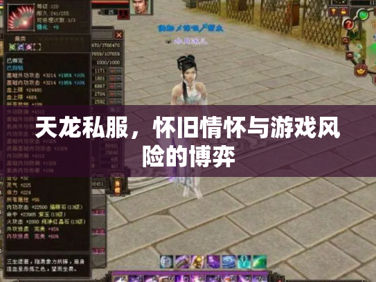 天龙私服，怀旧情怀与游戏风险的博弈