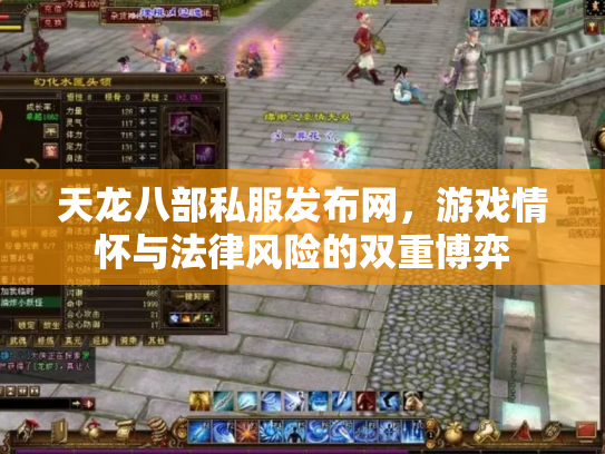 天龙八部私服发布网，游戏情怀与法律风险的双重博弈
