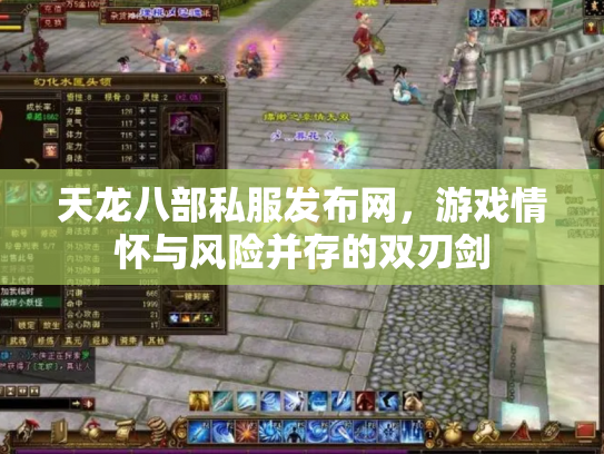 天龙八部私服发布网，游戏情怀与风险并存的双刃剑