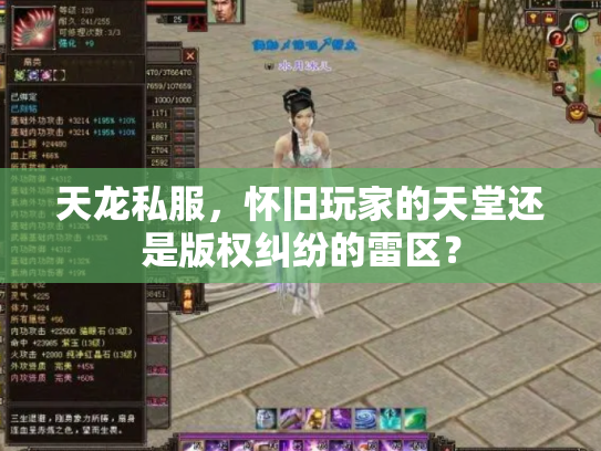 天龙私服，怀旧玩家的天堂还是版权纠纷的雷区？