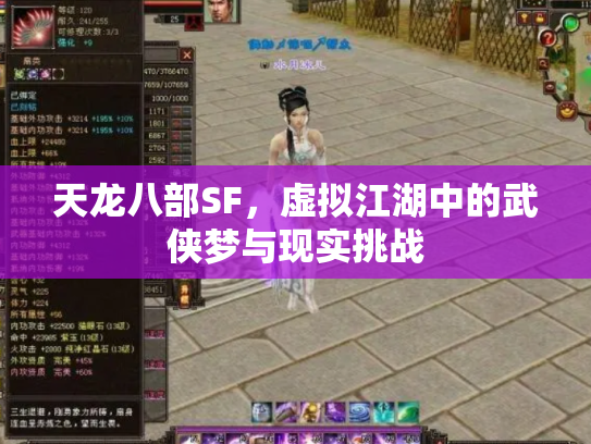 天龙八部SF，虚拟江湖中的武侠梦与现实挑战
