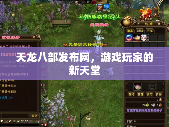 天龙八部发布网，游戏玩家的新天堂
