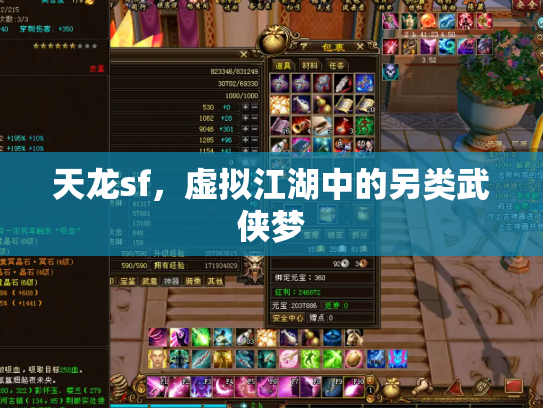 天龙sf，虚拟江湖中的另类武侠梦