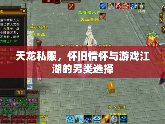 天龙私服，怀旧情怀与游戏江湖的另类选择
