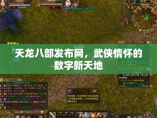 天龙八部发布网，武侠情怀的数字新天地