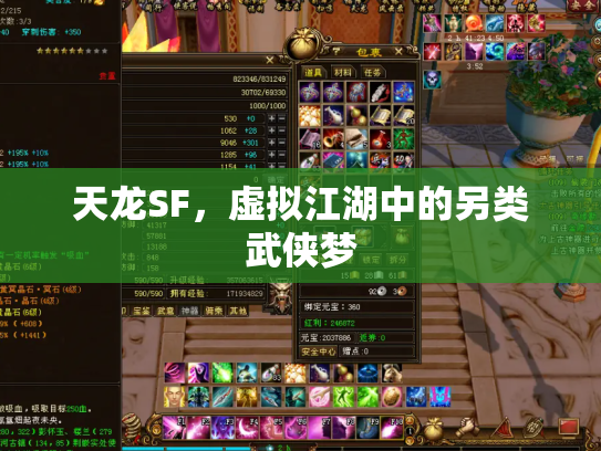 天龙SF，虚拟江湖中的另类武侠梦
