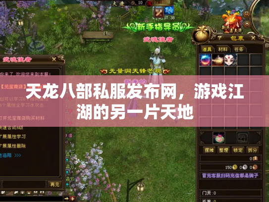 天龙八部私服发布网，游戏江湖的另一片天地