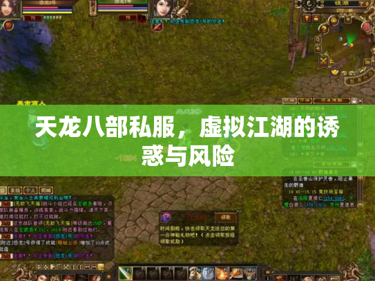 天龙八部私服，虚拟江湖的诱惑与风险