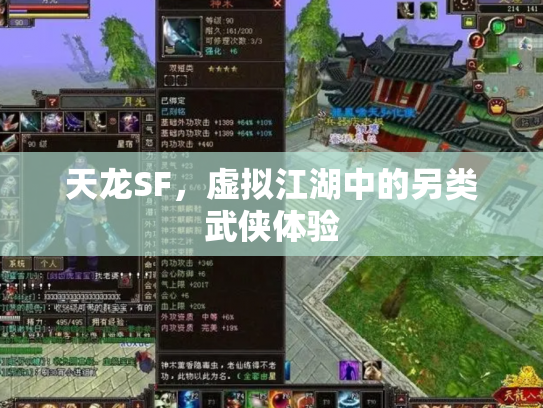 天龙SF，虚拟江湖中的另类武侠体验